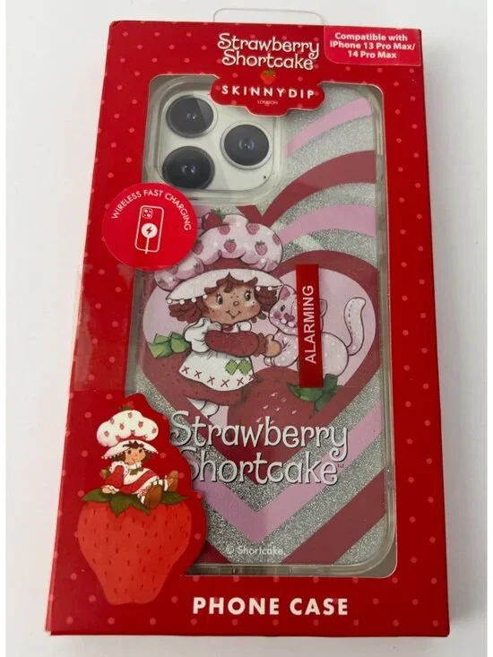 Strawberry‎ Shortcake iPhone 13 - 14 Pro Max Phone Case Skinnydip NEW