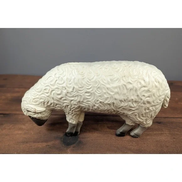 Union Products‎ Vintage Sheep Coin Bank Figurine Farmhouse Decor 1963