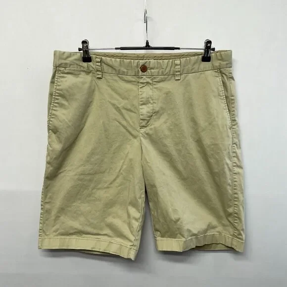 Tommy Bahama Men Flat Front Chino Shorts Size 36 Cotton Blend Beige M251 -3