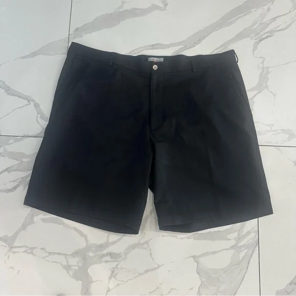 Peter Millar Wicking Shorts Mens 42 Golf Performance Chino 8.5” Inseam Black