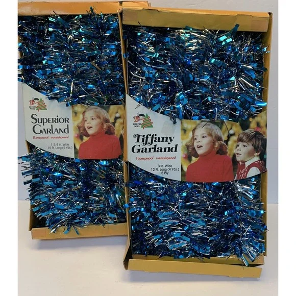 Vintage Retro Blue 12' x 3
