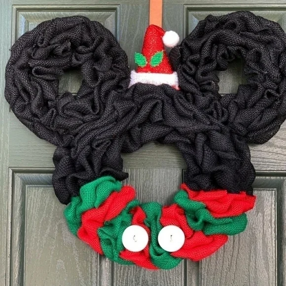 Mickey Christmas Wall Decor or Door Decor
