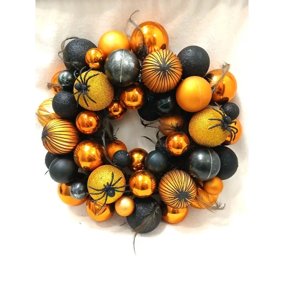 Fancy Halloween Spiders‎ Ornament Wreath Large 18