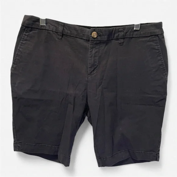 Faded Glory Men's Black Flat Front Shorts