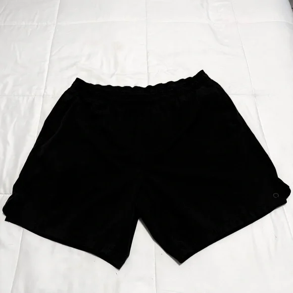 Skora Integral Running Shorts Men’s XL Black 7” Inseam Lined Zip Pocket