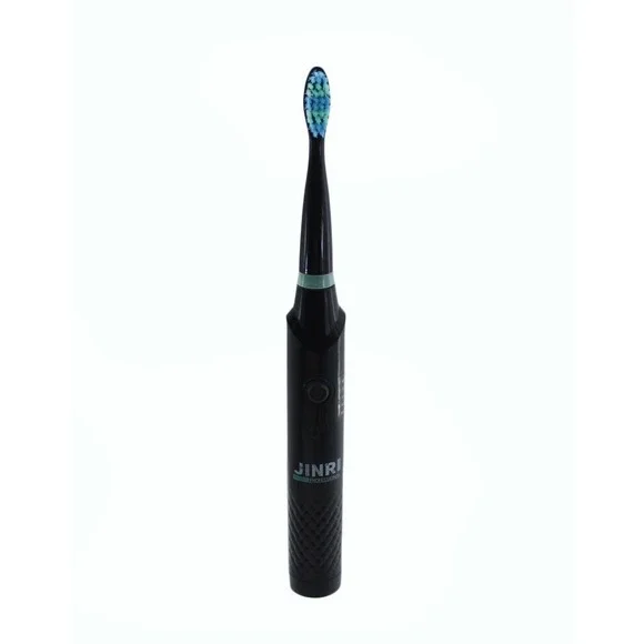 Electric Toothbrush Jinri Electric Toothbrush Battery 3 Replacement Brush Heads