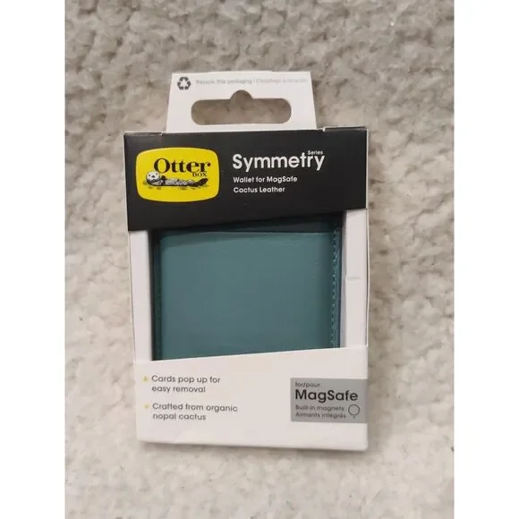OtterBox Symmetry Series Cactus Leather Wallet with MagSafe - Juniper Sprig‎