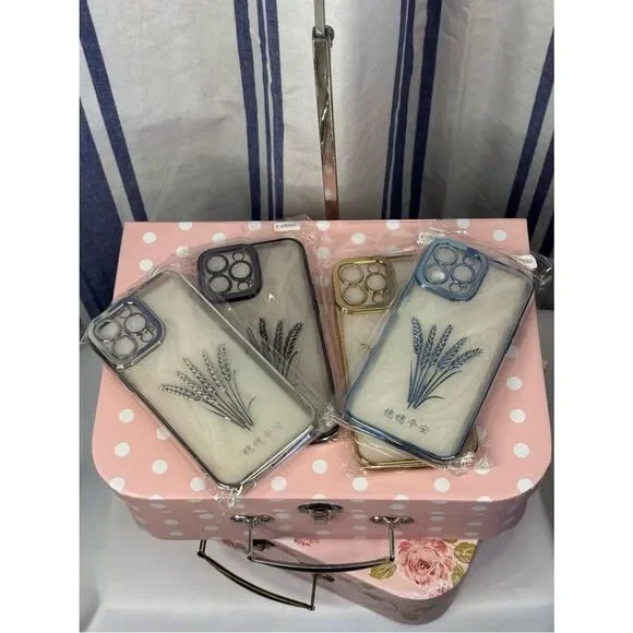 Metallic Wheat Phone Case Set, 13 Pro Max