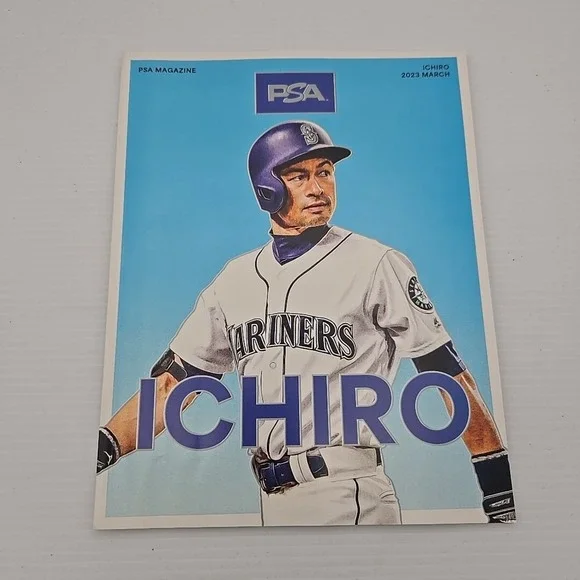 Ichiro Suzuki PSA‎ Magazine Cover March 2023 Issue SEATTLE MARINERS