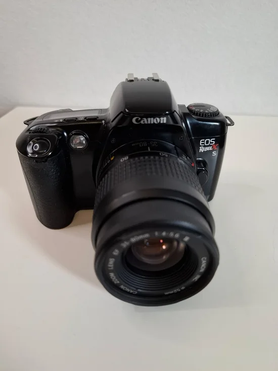Canon EOS Rebel K2 S DSLR Vintage Camera in Black