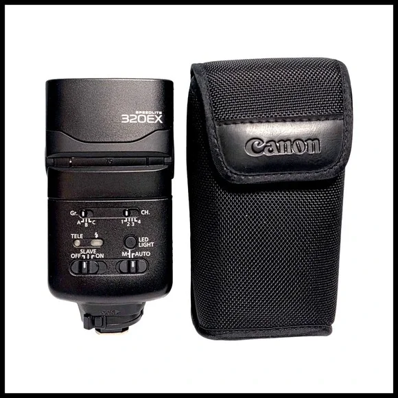 Canon Speedlite 320EX External Flash Speedlight Hot Shoe Tested