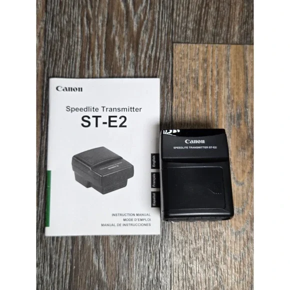 Canon Speedlite Transmitter ST-E2 Wireless Flash Trigger with Manual