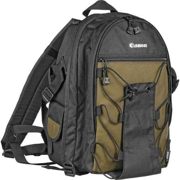 Canon | Deluxe Backpack 200EG Rugged Camera Lens Bag Black