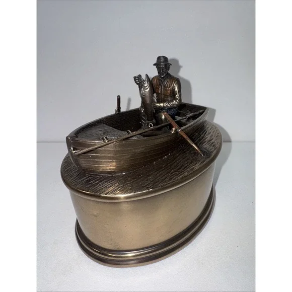 Fisherman Decoration With Hidden Compartment