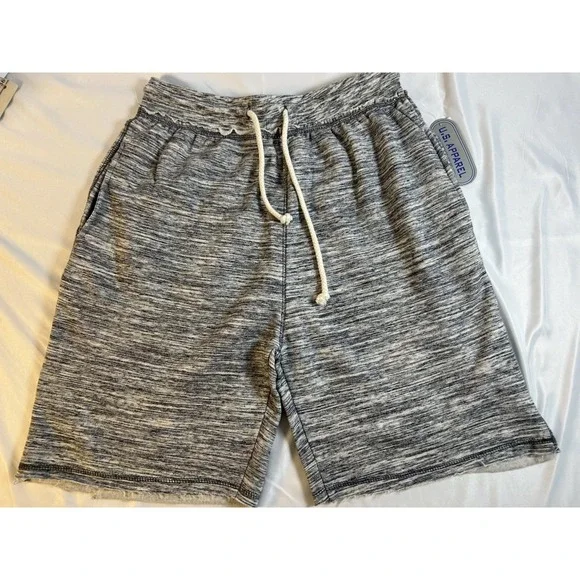 U.S Apparel Men's Gray Heather Lounge Shorts Hamstrings Size Large NWT Casual