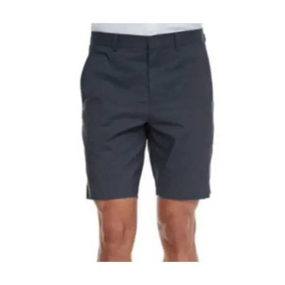 Theory Beckit SW Z Crunch 2 Linen Blend Shorts Navy Sz 34 9