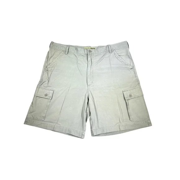 Cabela's Outdoors Mens Cargo Shorts Size 42 Beige‎ Casual Everyday Utility