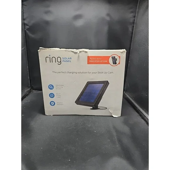 Ring Solar Panel, Compatible with Spotlight Cam Battery & Stick Up Cam Battery