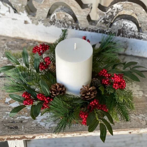 Pine & Plenty Candle Ring