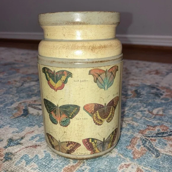 Retro made in Italy butterfly vase