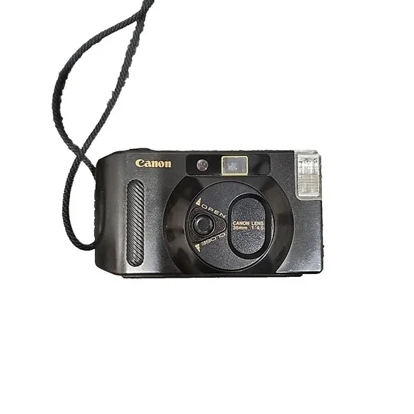 Canon Snappy S 35mm Film Camera Point and Shoot Vintage Working Light‎ Comes ON