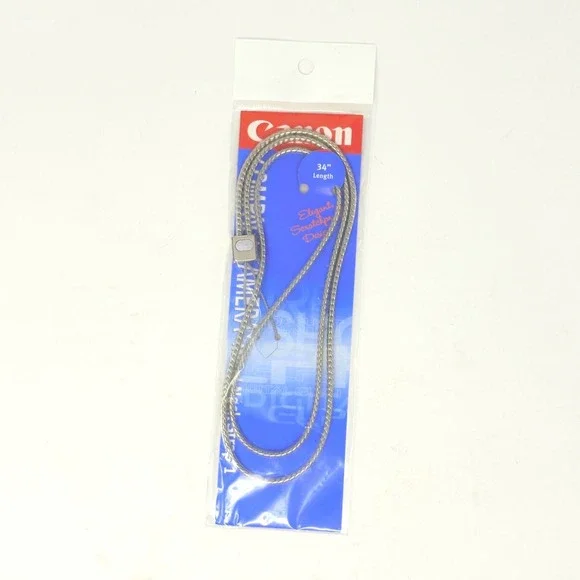 Canon Compact Camera Metal Neck Strap 1 Silver‎ 34