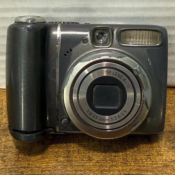 Canon PowerShot A590 8.0MP Digital Camera For Parts or Repair *See‎ Description