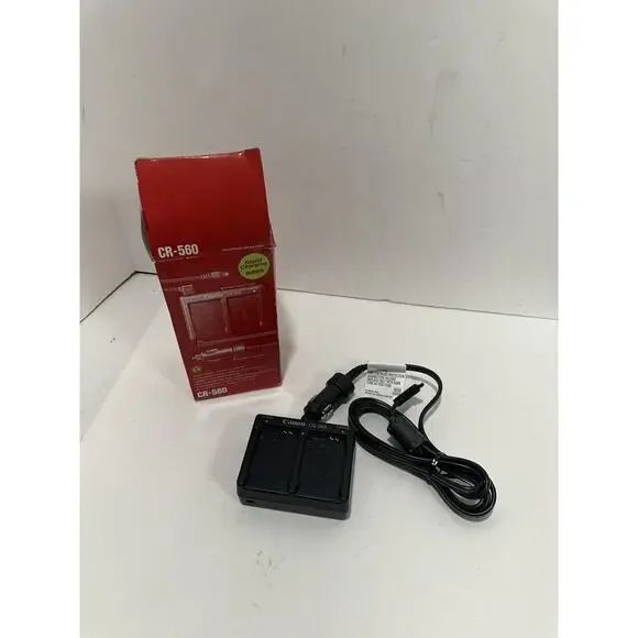 Canon CR-560 AC/Car Battery Charger/Adapter for Canon Camcorders‎ & Cameras