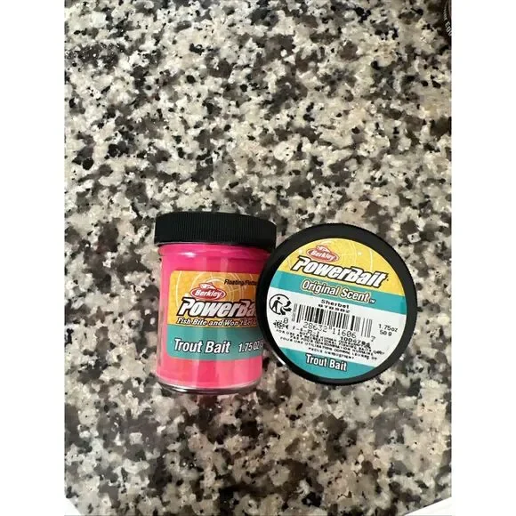 berkley powerbait original scent floating dough trout‎ bait 1.75oz sherbet
