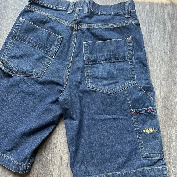 Southpole Jorts Look Alike Tommy‎ Hilfiger Red Tab Y2K Grunge Carpenter Jeans 32