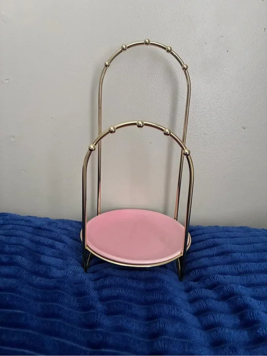 Jewelry Headband Display Rack Gold Metal