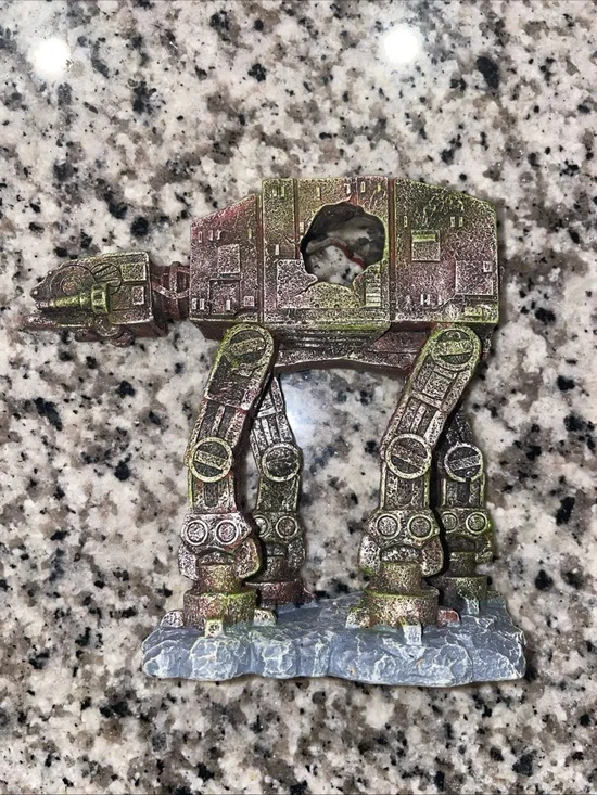 Star Wars AT-AT Fish Tank Accessory Disney Lucas Films