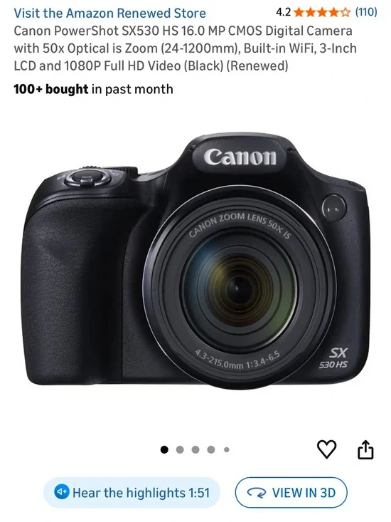 Canon SX530HS