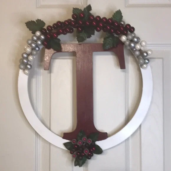 Holiday Wreath Letter 