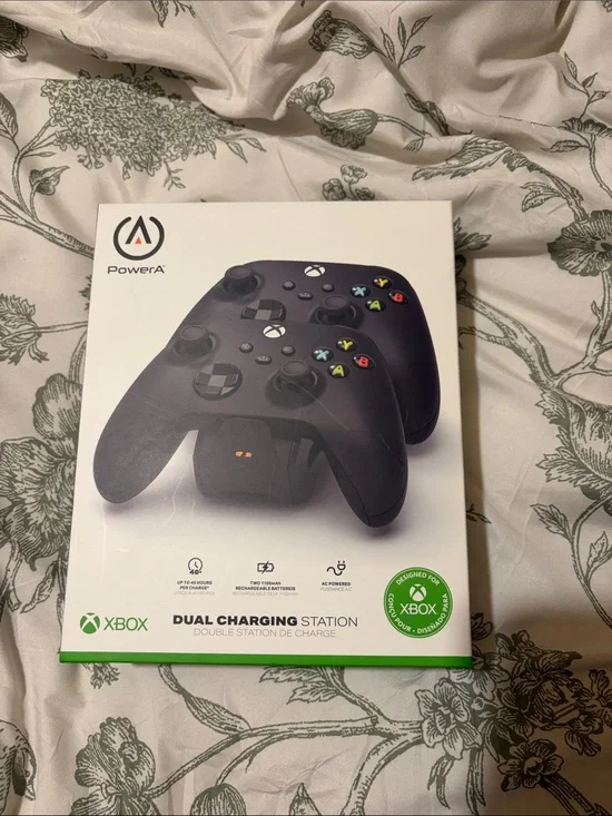 Black Dual Charging Station for Xbox Controllers