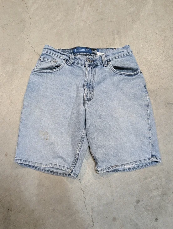 VTG 90s Levis Silvertab Jorts Stained Flaws USA Made Mens 30 (28x9)
