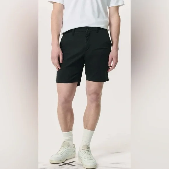 rag & bone Standard Chino Shorts Black NWT Size 33 MSRP $168