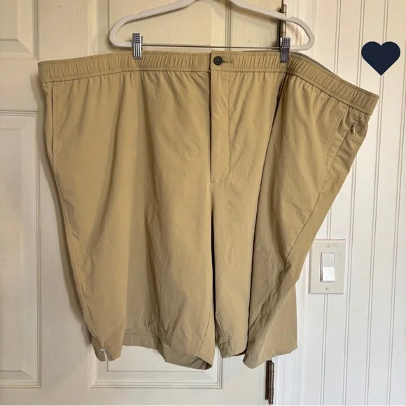 Tommy Bahama 5XLB Khaki Ripstop elastic Waist Shorts