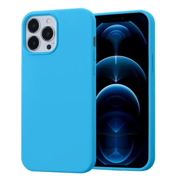 iPhone 15 Pro Max SIlicone Case BLUE