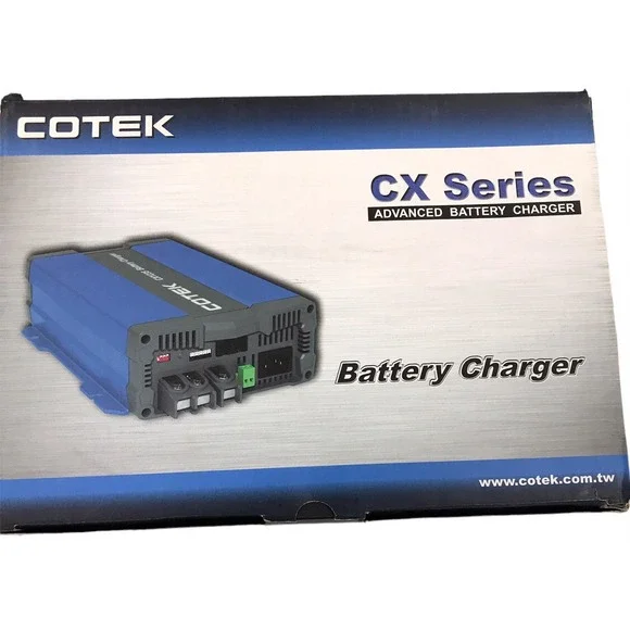 Cotek CX 1225-(12V 25A) 3-Stage Advanced Battery Charger New In Box