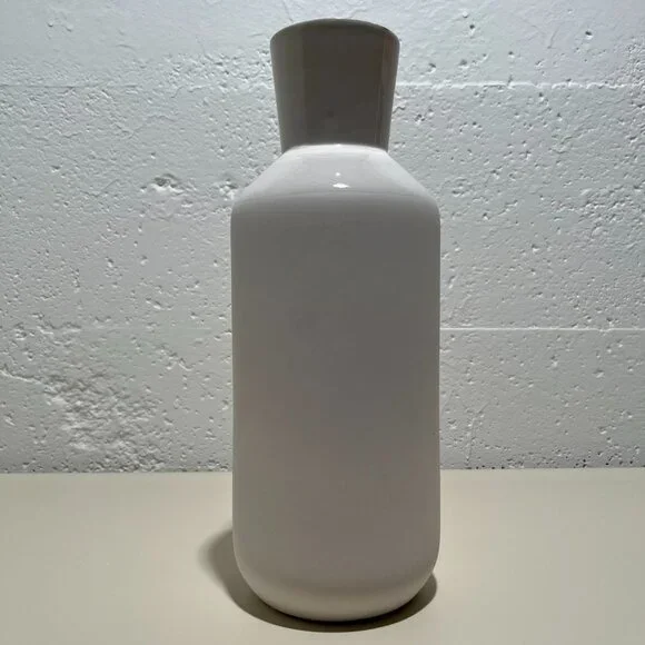White Stoneware Decorative Vase