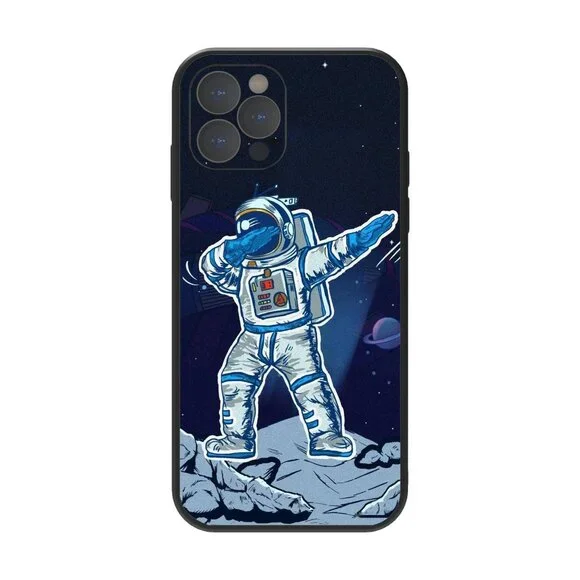 case for iPhone 11 Apple - Astronauts space dancing Nae Nae moon stars NASA