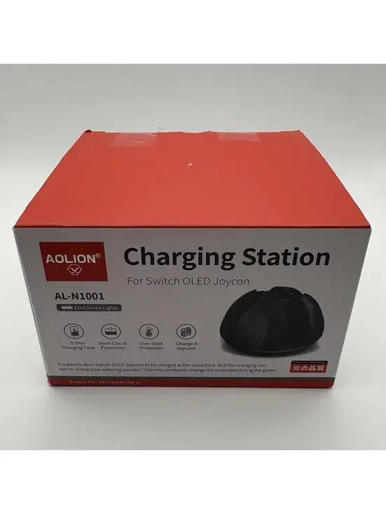 Charging Station for Nintendo Switch OLED Joycon AOLION AL-N1001