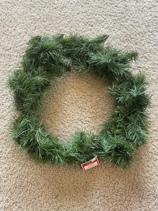 Green Pine Holiday Wreath