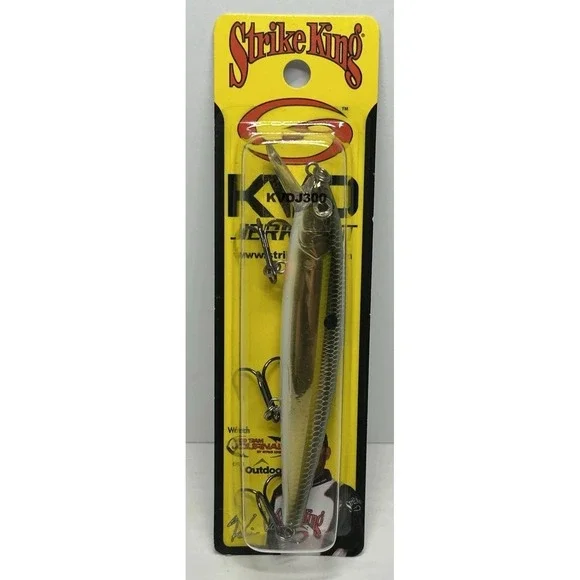 Strike King KVD J-300 Jerkbait Gold Sexy‎ Shad Fishing Lure