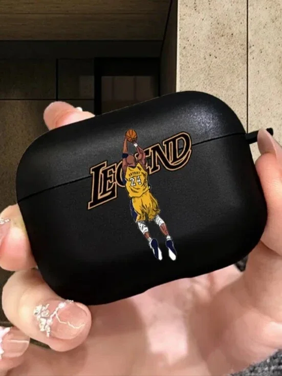 AIRPOD PRO 2 Kobe Bryant #24 Legend Basketball AirPods Case - Black