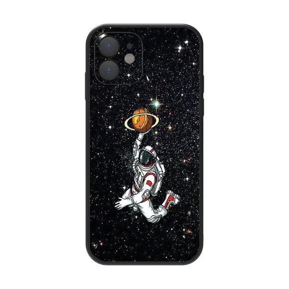Astronaut iPhone 11 Pro Max Case dunk basketball black NEW space NASA