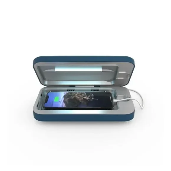 Phone Soap Go Ultraviolet Phone Sanitizer Blue Indigo Keys Wallets