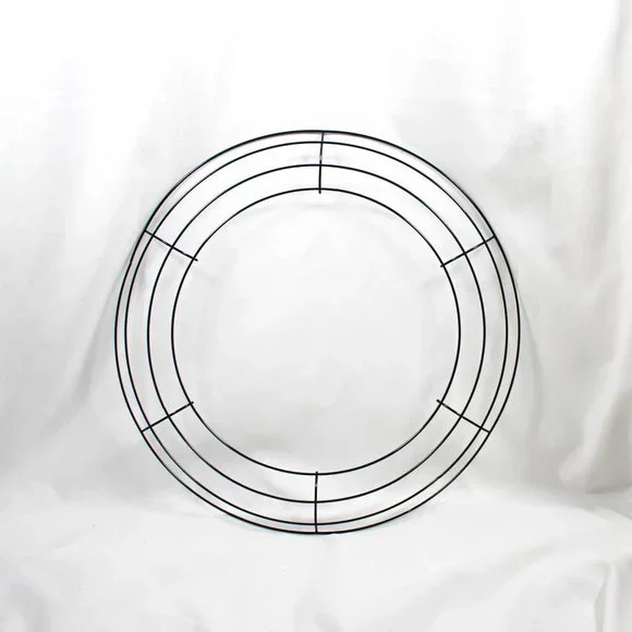 Wire Wreath Frame Crafts DIY 14 Inch Green Floral Wreath