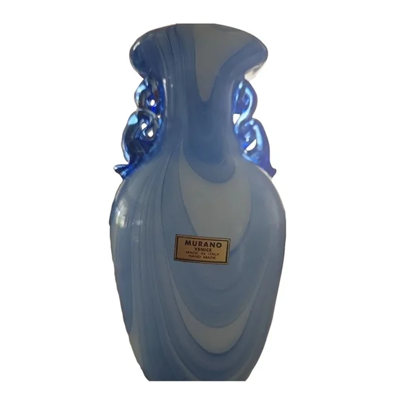 Authentic Murano Vase Blue